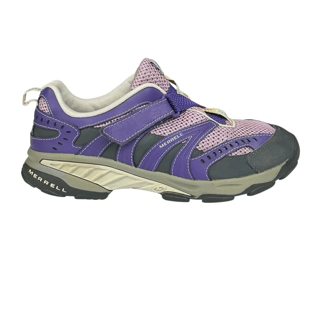 Merrell Lightspeed Z-Rap Kids Girls Violet Running Hiking Shoes Size US 6 Youth